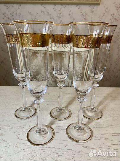 Бокалы Фужеры Богемия