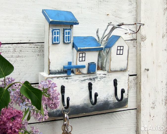 Ключница настенная из дерева