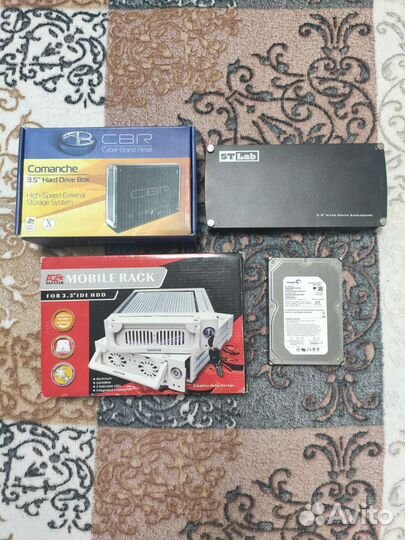 Жесткие диски и боксы под них