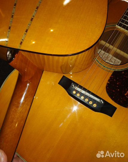 Акустическая гитара Aria Japan из 80-х+кофр