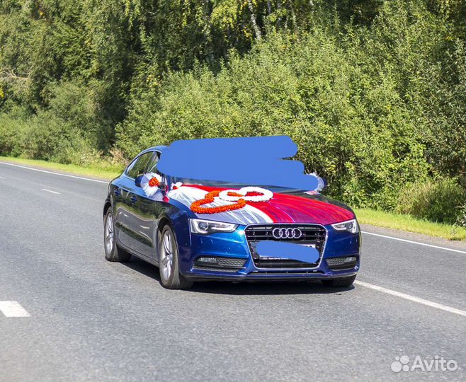 Свадебное украшение на автомобиль