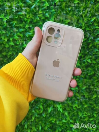 Чехол Silicone Case iPhone 12 Pro (White)