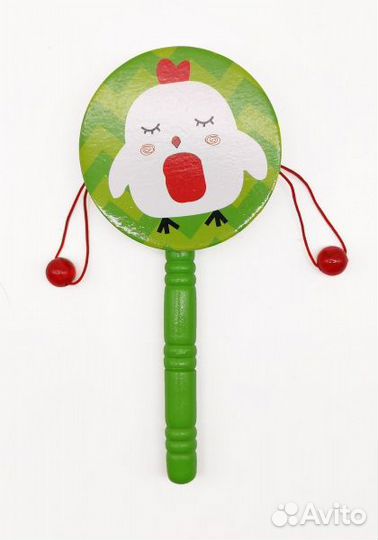 Барабанчик на ручке Животные