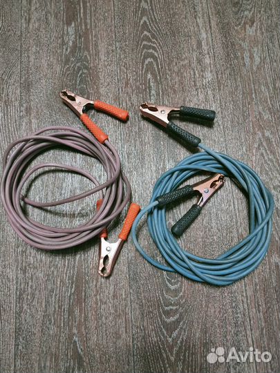 Провода мощные до 6 метров для прикуривания авто