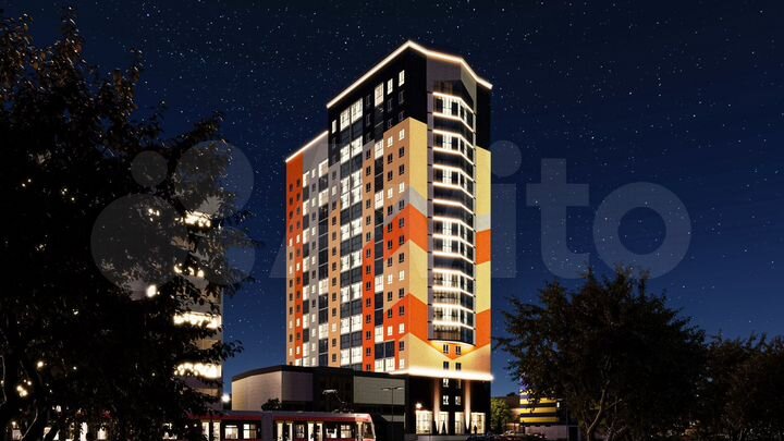 2-к. квартира, 41,7 м², 8/20 эт.