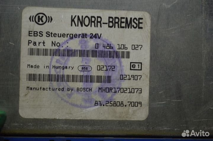 Блок управления EBS MAN TGA 18.410 (01.00)