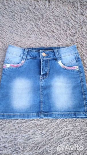 Джинсовая юбка для девочки