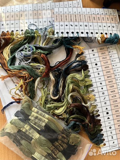 Набор для вышивания - остатки. Щука