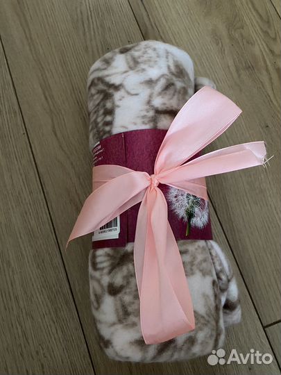 Плед покрывало флисовое