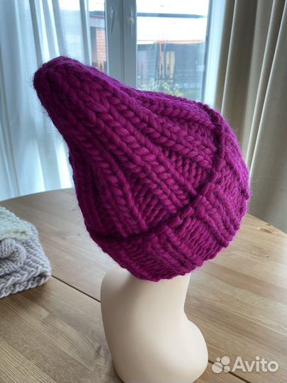 Шапка женская из перуанской шерсти 56-58