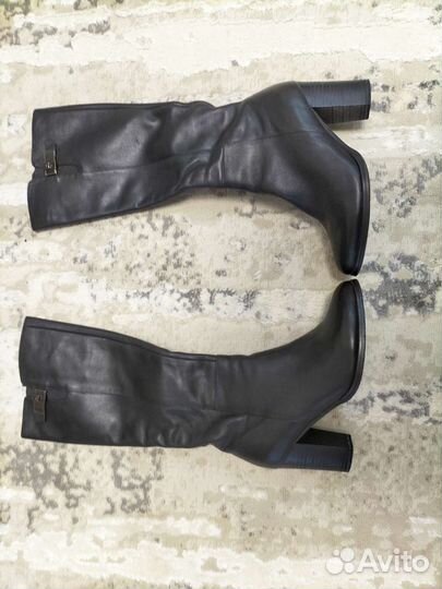 Сапоги осень весна женские 37 р черные