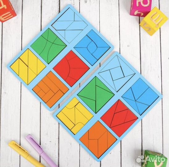 Квадраты Никитина 3 уровень