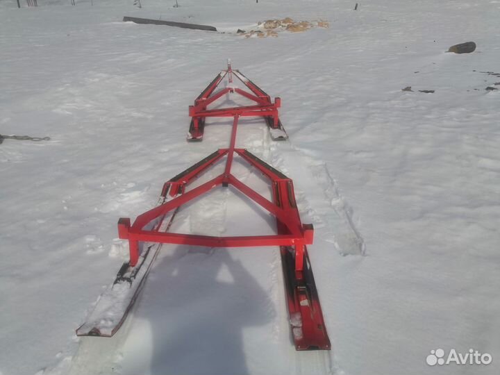 Сани для снегохода лесовозные