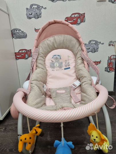 Новый шезлонг качалка