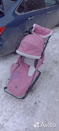 Коляска санки