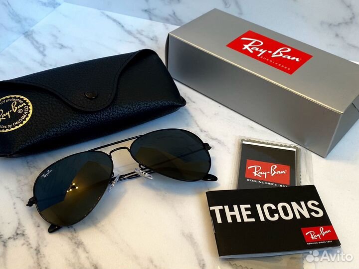 Очки ray ban aviator