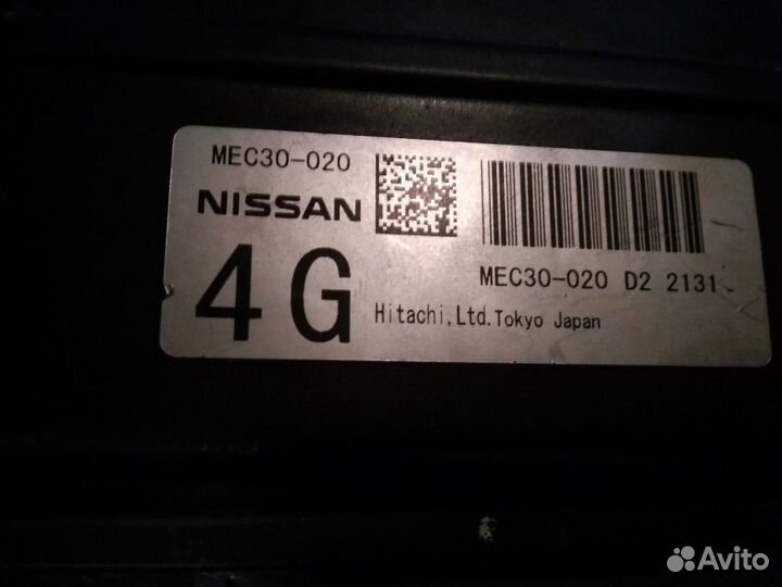 Эбу двигателя. Ниссан Примера п12