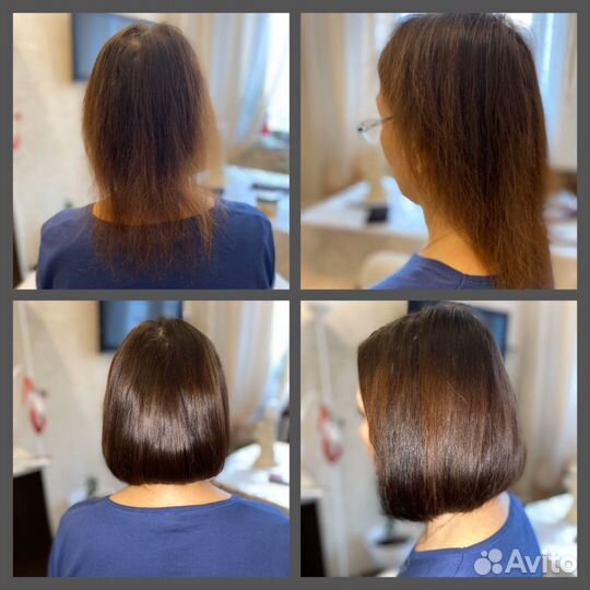 Наращивание волос (горячее, холодное испанское)