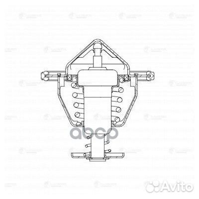 Термостат для а/м Lifan X60 (11) 1.8i (82С)