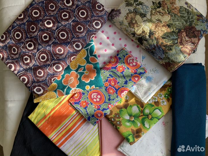 Лоскуты для рукоделия. Ткани СССР