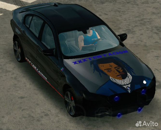 Винил на М5 F90 в car parking