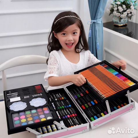 Художественный набор для творчества 145 предметов