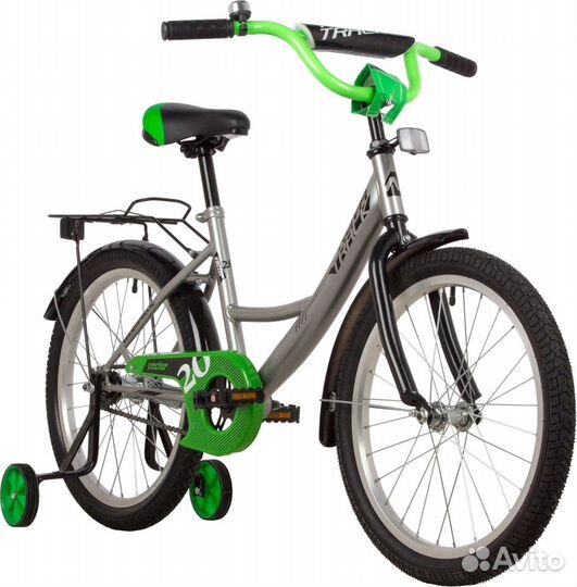 Велосипед novatrack vector 20 (2023) серебро Sim98