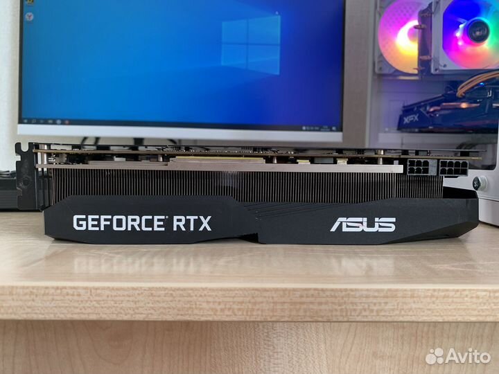 Видеокарта Nvidia asus RTX 2070 Dual 8gb +гарантия