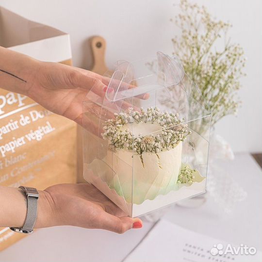 Коробки для торта с ручками