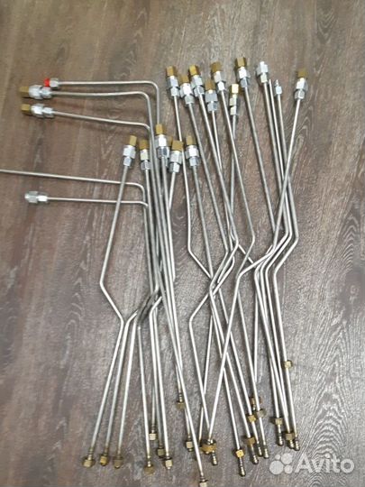 Трубки из нержавейки с переходником и адаптером