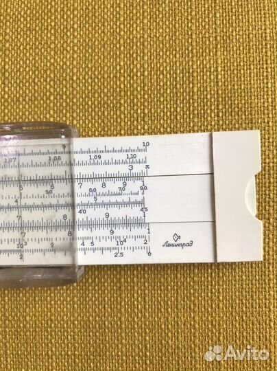 Линейка логарифмическая СССР