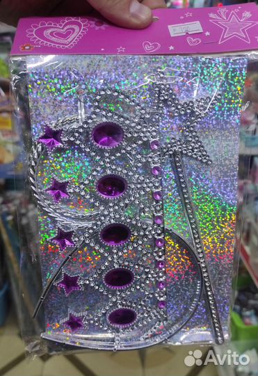 Корона детская, волшебная палочка