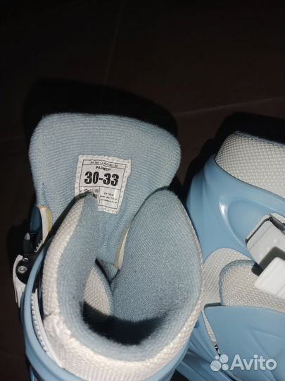 Коньки детские раздвижные 30-33