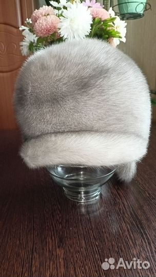 Шапка норковая женская