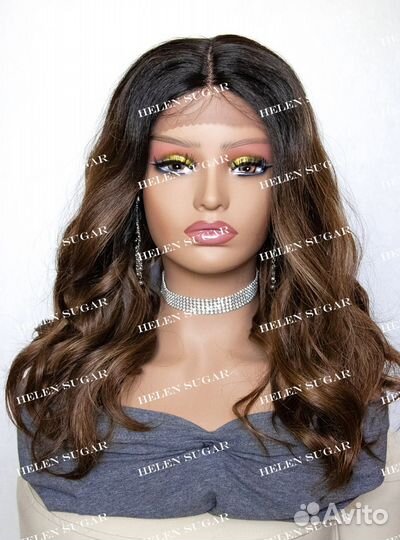 Парик на сетке омбре