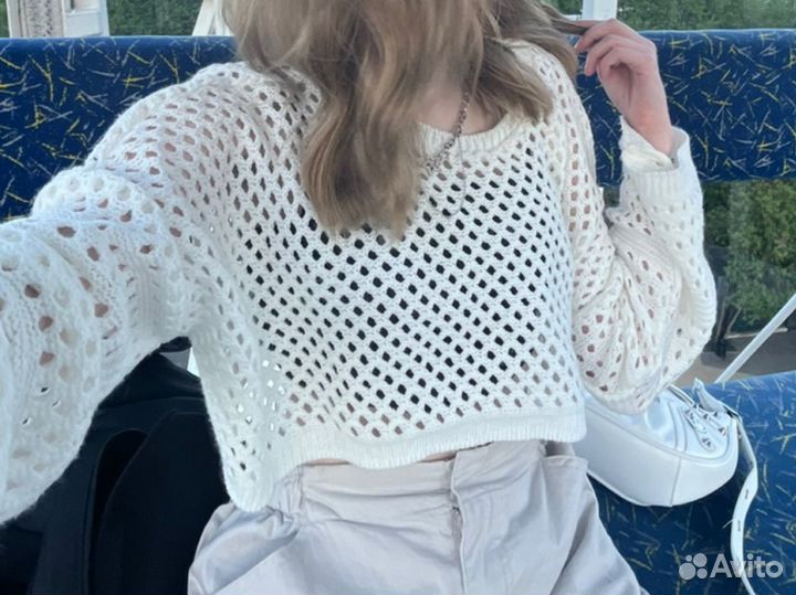 Кофта сетка y2k
