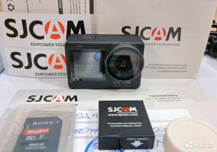 Экшн камера sjcam sj10pro ds