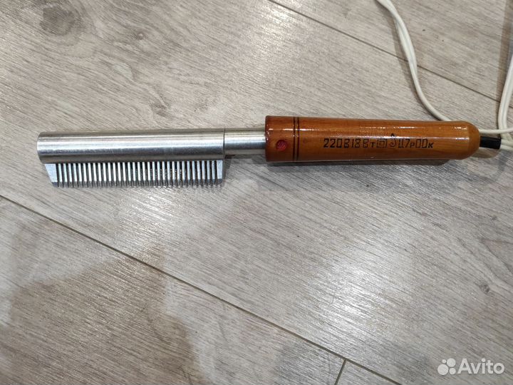 Плойка, электрорасчёска, расчёска СССР рабочая