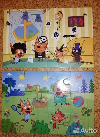 Вкладыши, Пазл