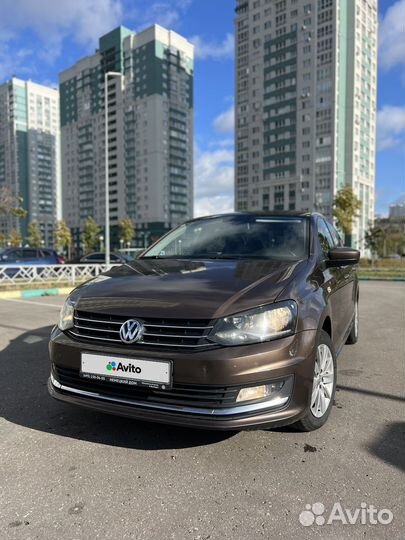 Volkswagen Polo 1.6 AT, 2017, 135 000 км