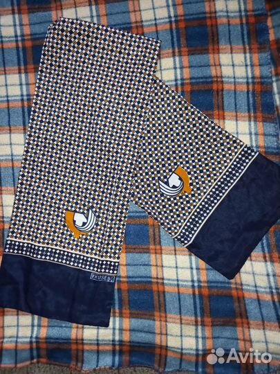 Винтаж шарф целый аксессуар мужской