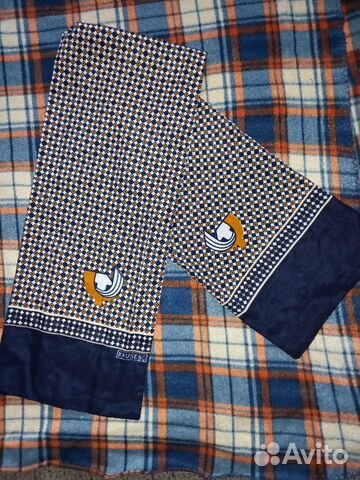 Винтаж шарф целый аксессуар мужской