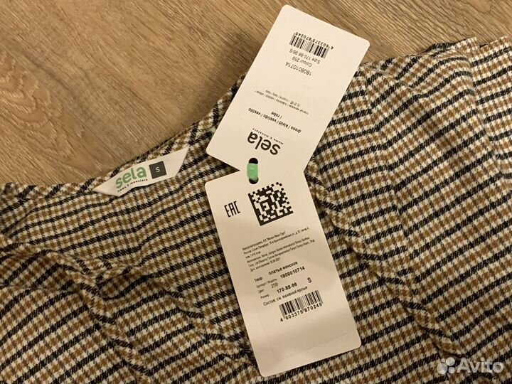 Фланелевое платье, Sela, S