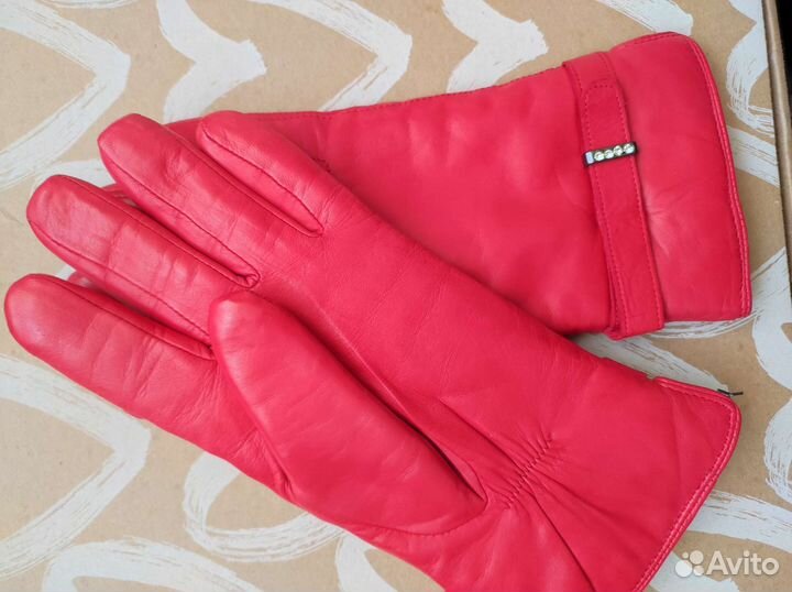 Перчатки женские кожаные 8.5 размер