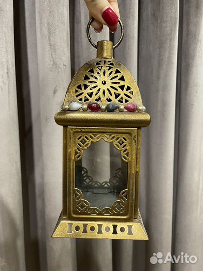 Подсвечник фонарь в восточном стиле