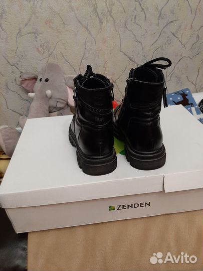 Полусапоги зимние на девочку 35р