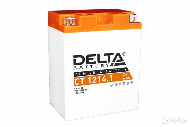 Аккумулятор delta Battery CT 1214.1 12V 14Ah