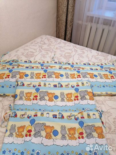 Бортики в детскую кроватку бу