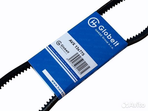 Ремень зубчатый avx (чехия)