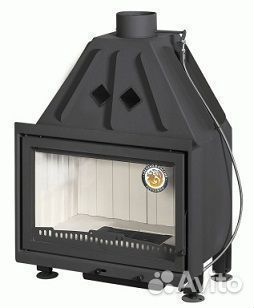 Топка Экокамин альфа 700-150А белый шамот
